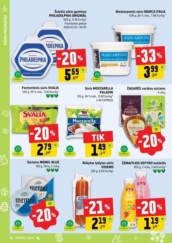 IKI akcijų leidinys "IKI Kainų leidinys Nr. 14" nuo kovo 30 d.