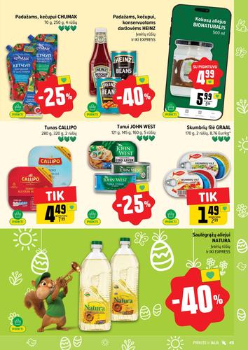 IKI akcijų leidinys "IKI Kainų leidinys Nr. 14" nuo kovo 30 d.