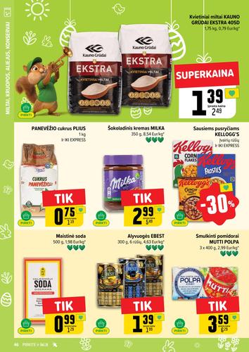 IKI akcijų leidinys "IKI Kainų leidinys Nr. 14" nuo kovo 30 d.