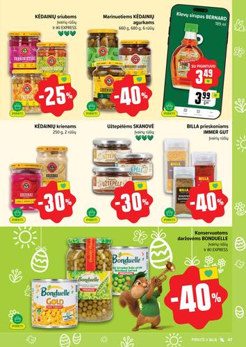 IKI akcijų leidinys "IKI Kainų leidinys Nr. 14" nuo kovo 30 d.