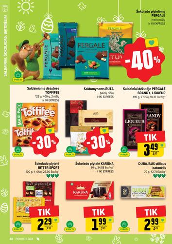 IKI akcijų leidinys "IKI Kainų leidinys Nr. 14" nuo kovo 30 d.