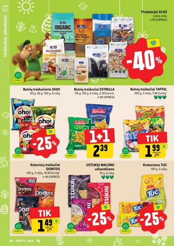 IKI akcijų leidinys "IKI Kainų leidinys Nr. 14" nuo kovo 30 d.