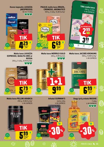 IKI akcijų leidinys "IKI Kainų leidinys Nr. 14" nuo kovo 30 d.