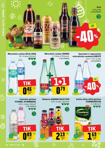 IKI akcijų leidinys "IKI Kainų leidinys Nr. 14" nuo kovo 30 d.