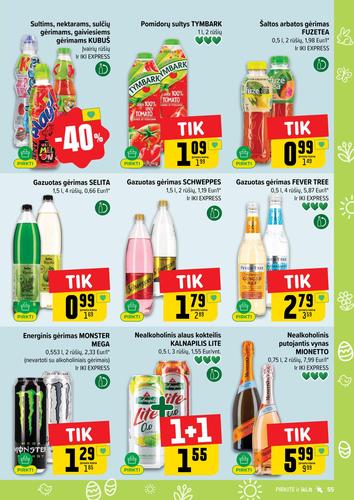 IKI akcijų leidinys "IKI Kainų leidinys Nr. 14" nuo kovo 30 d.