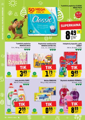 IKI akcijų leidinys "IKI Kainų leidinys Nr. 14" nuo kovo 30 d.