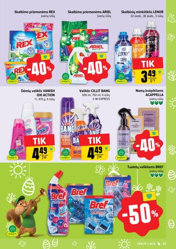 IKI akcijų leidinys "IKI Kainų leidinys Nr. 14" nuo kovo 30 d.