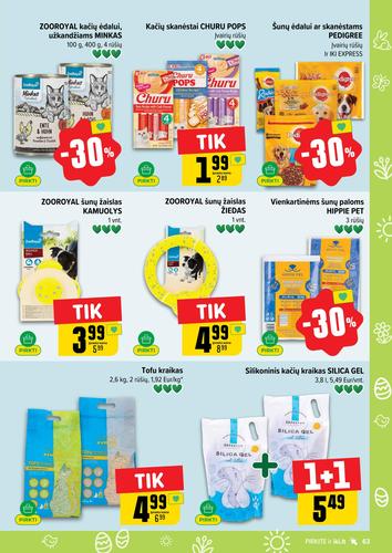 IKI akcijų leidinys "IKI Kainų leidinys Nr. 14" nuo kovo 30 d.