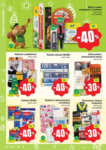 IKI akcijų leidinys "IKI Kainų leidinys Nr. 14" nuo kovo 30 d.