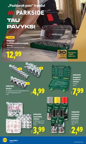 LIDL ne maisto prekių leidinys nuo liepos 6 d.