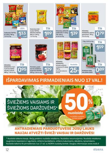 NORFA akcijų leidinys Nr. 12 nuo birželio 11 d.
