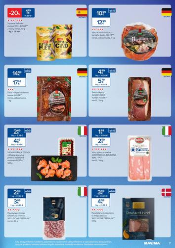 MAXIMA akcijų leidinys "EUROPOS MĖNUO" nuo liepos 29 d.