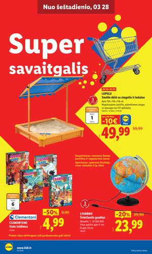 LIDL ne maisto prekių leidinys nuo kovo 23 d.