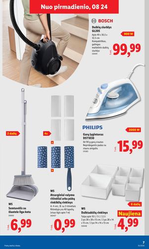 LIDL ne maisto prekių leidinys nuo rugpjūčio 24 d.