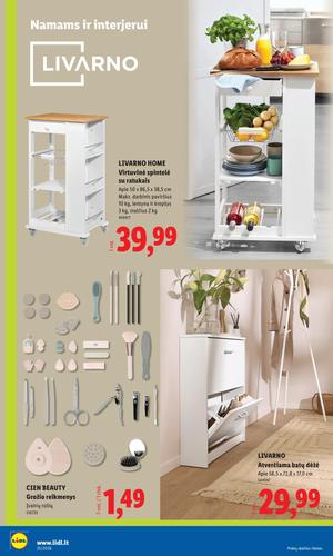 LIDL ne maisto prekių leidinys nuo rugpjūčio 24 d.