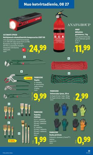 LIDL ne maisto prekių leidinys nuo rugpjūčio 24 d.