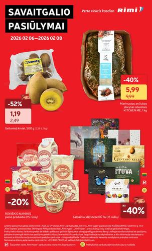 RIMI akcijų leidinys Nr. 6 nuo vasario 3 d.