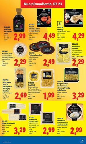 LIDL maisto akcijų leidinys nuo kovo 23 d.