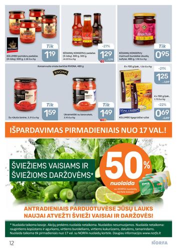 NORFA akcijų leidinys Nr. 16 nuo rugpjūčio 6 d.