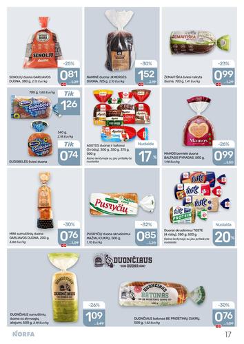 NORFA akcijų leidinys Nr. 16 nuo rugpjūčio 6 d.