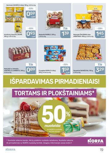 NORFA akcijų leidinys Nr. 16 nuo rugpjūčio 6 d.