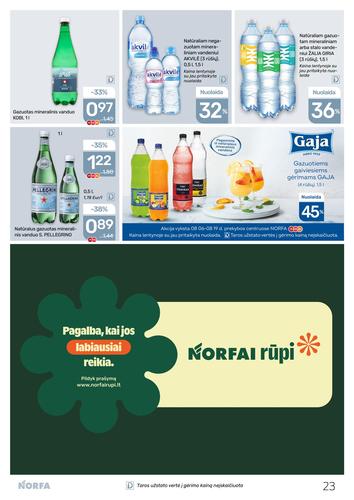 NORFA akcijų leidinys Nr. 16 nuo rugpjūčio 6 d.