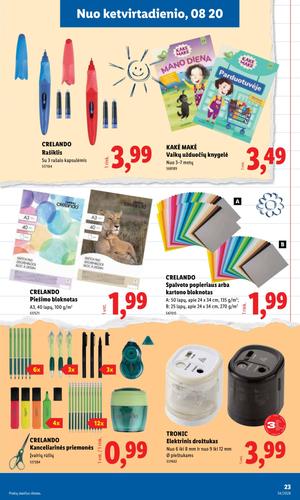 LIDL ne maisto prekių leidinys nuo rugpjūčio 17 d.