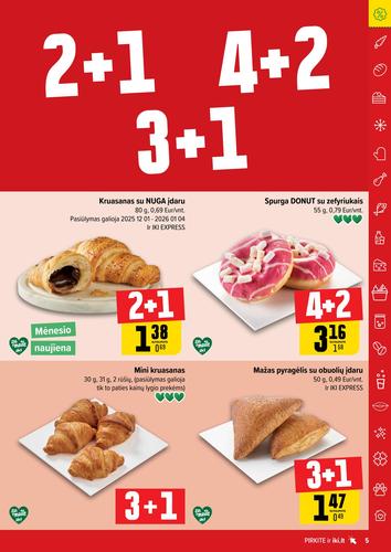 IKI akcijų leidinys "Daugiau yra pigiau Nr. 1" nuo gruodžio 29 d.