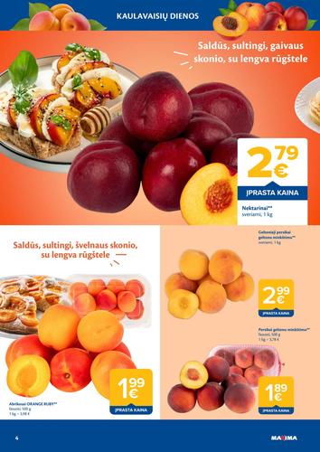 MAXIMA akcijų leidinys Nr. 32 nuo rugpjūčio 4 d.