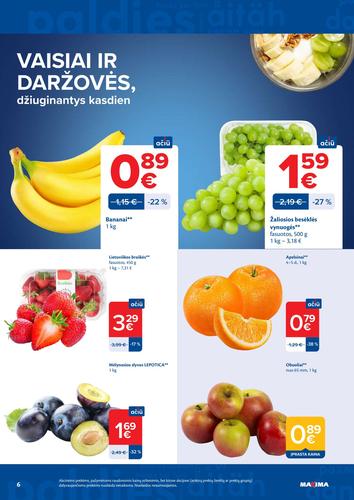 MAXIMA akcijų leidinys Nr. 32 nuo rugpjūčio 4 d.