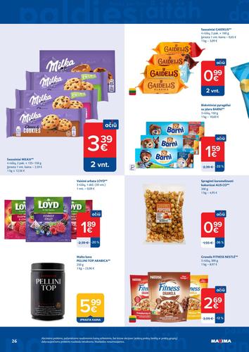 MAXIMA akcijų leidinys Nr. 32 nuo rugpjūčio 4 d.