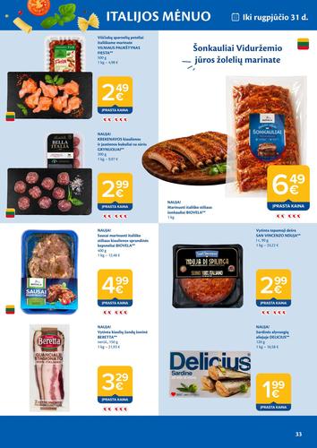 MAXIMA akcijų leidinys Nr. 32 nuo rugpjūčio 4 d.