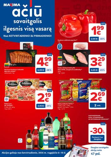 MAXIMA akcijų leidinys Nr. 32 nuo rugpjūčio 4 d.
