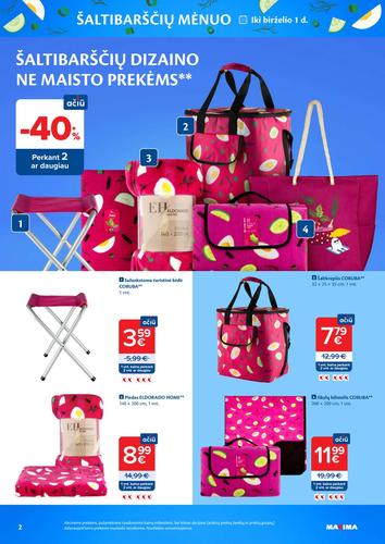 MAXIMA akcijų leidinys "ŠALTIBARŠČIŲ MĖNUO" nuo balandžio 21 d.