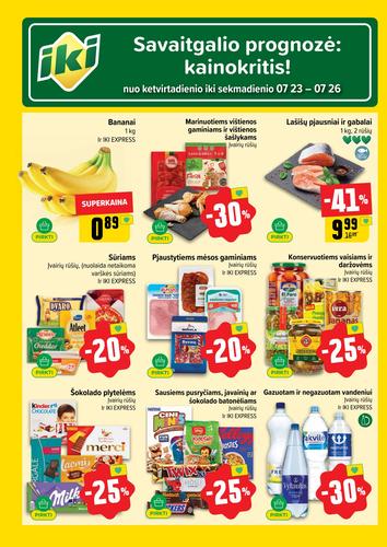 IKI akcijų leidinys Nr. 30 nuo liepos 20 d.