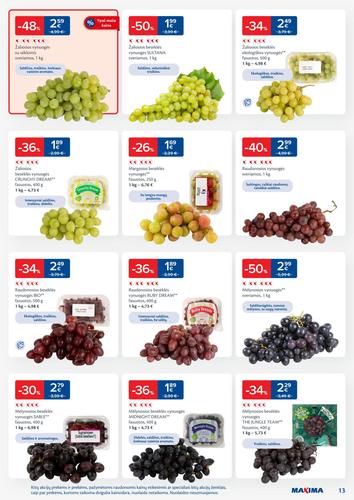 MAXIMA akcijų leidinys Nr. 36 nuo rugsėjo 2 d.