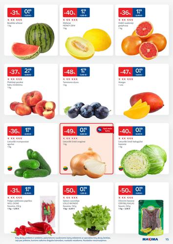 MAXIMA akcijų leidinys Nr. 36 nuo rugsėjo 2 d.