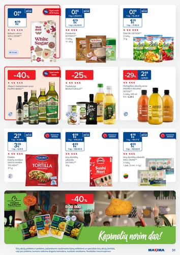 MAXIMA akcijų leidinys Nr. 36 nuo rugsėjo 2 d.