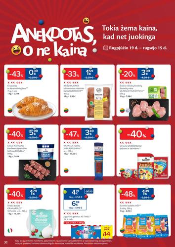 MAXIMA akcijų leidinys Nr. 36 nuo rugsėjo 2 d.