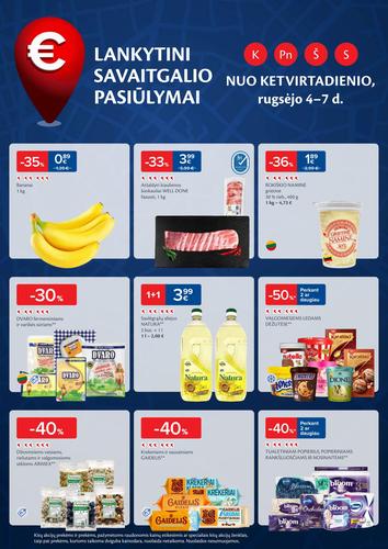 MAXIMA akcijų leidinys Nr. 36 nuo rugsėjo 2 d.