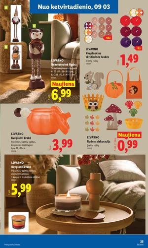 LIDL ne maisto prekių leidinys nuo rugpjūčio 31 d.