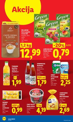 LIDL maisto akcijų leidinys nuo spalio 26 d.