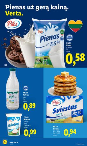 LIDL maisto akcijų leidinys nuo spalio 26 d.