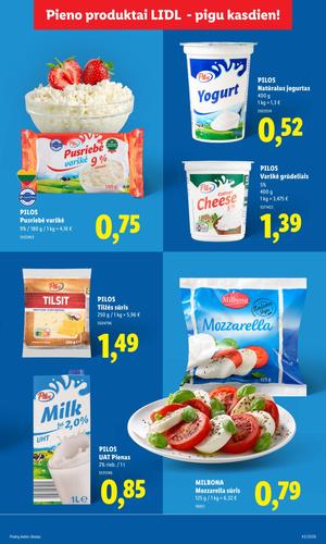 LIDL maisto akcijų leidinys nuo spalio 26 d.