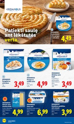 LIDL maisto akcijų leidinys nuo spalio 26 d.