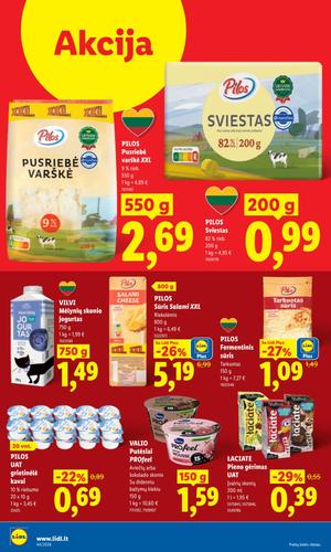 LIDL maisto akcijų leidinys nuo spalio 26 d.
