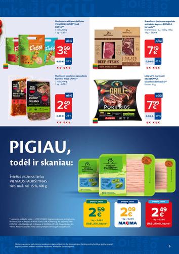 MAXIMA akcijų leidinys Nr. 29 nuo liepos 14 d.