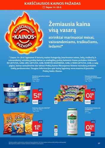 MAXIMA akcijų leidinys Nr. 29 nuo liepos 14 d.