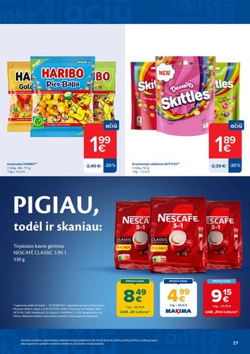MAXIMA akcijų leidinys Nr. 29 nuo liepos 14 d.