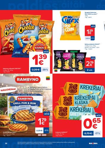 MAXIMA akcijų leidinys Nr. 29 nuo liepos 14 d.